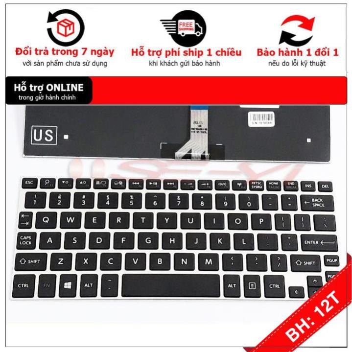BH12TH]  BÀN PHÍM LAPTOP TOSHIBA NB10 dùng cho Satellite NB10, NSK-TW3SU, L15W L15W-B