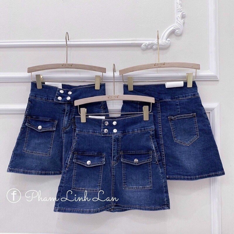 Chân Váy Bò Co Giãn 4 Khuy Hàng Đẹp | BigBuy360 - bigbuy360.vn