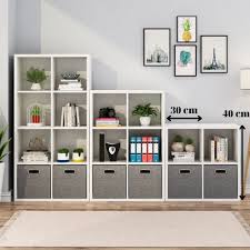 Kệ sách tổ ong gỗ MDF màu trắng trang trí phòng khách, kệ tổ ong decor phòng ngủ phong cách Hàn Quốc 2-3-4 ô