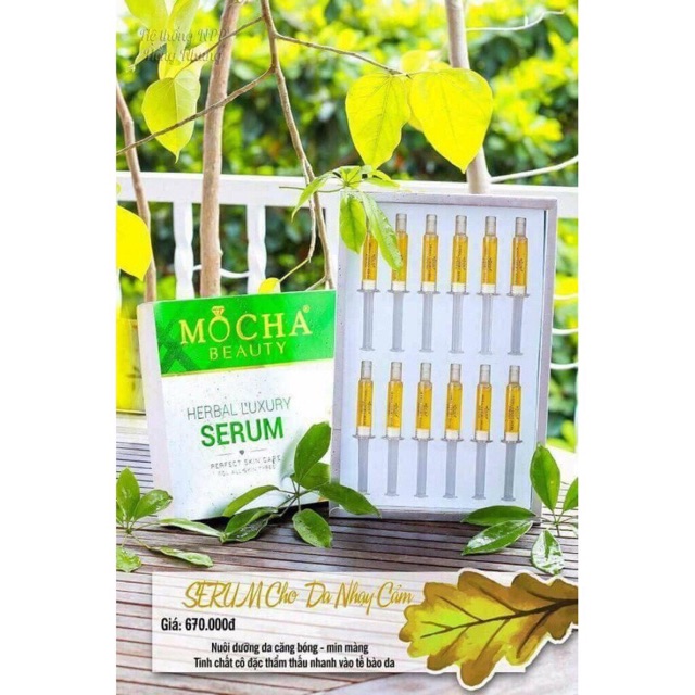 Serum cho da nhậy cảm Mocha