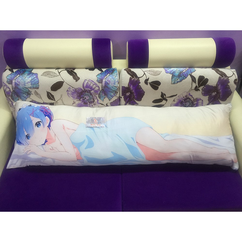 (Đọc mô tả trước khi đặt) Áo gối, Ruột Gối Anime 120 x 40 cm Kích thước dài 1m2 Vỏ gối có thể in tất cả hình Dakimakura