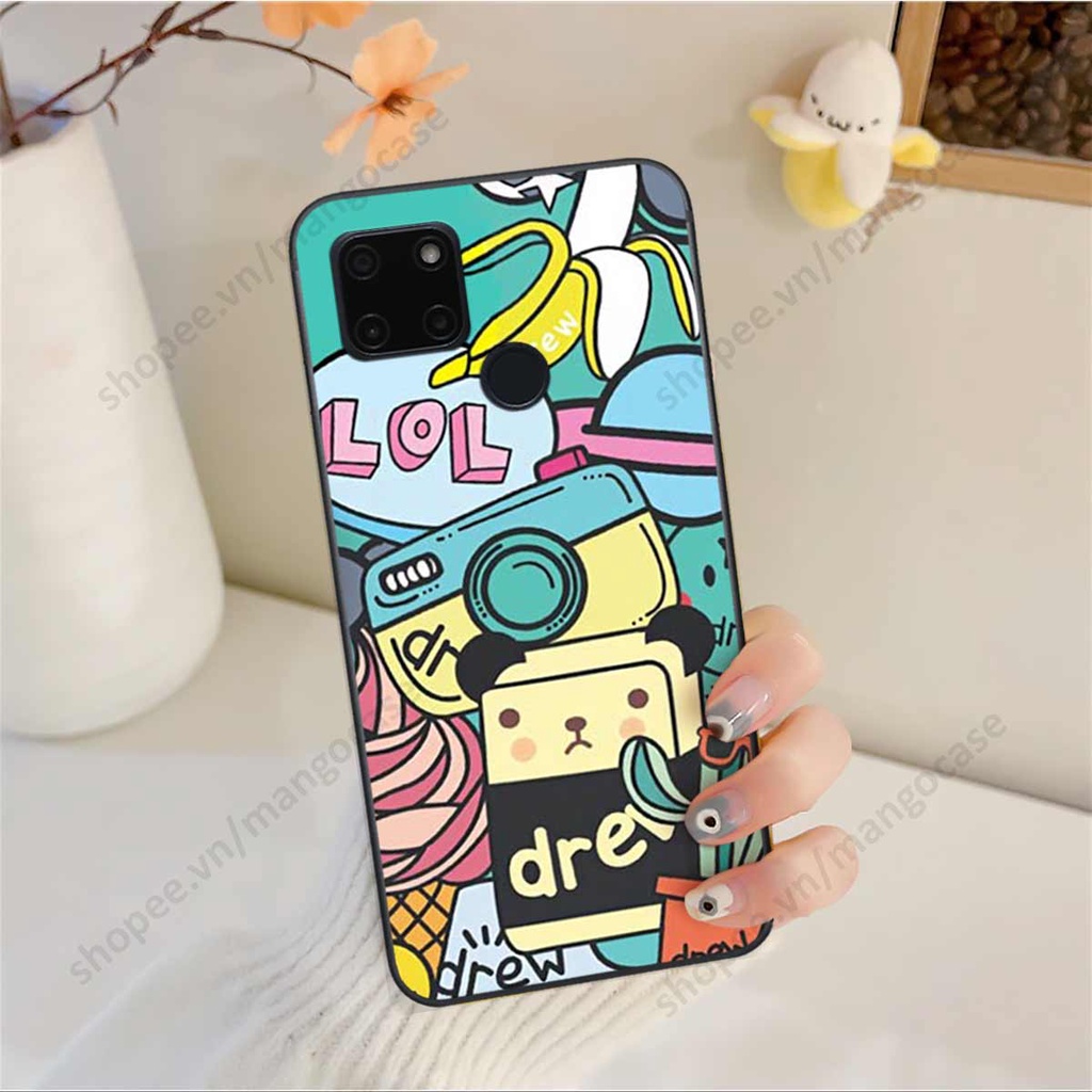 Ốp lưng điện thoại Realme C20 / C21Y drew, kaws, bape cao cấp, vỏ ốp rẻ đẹp