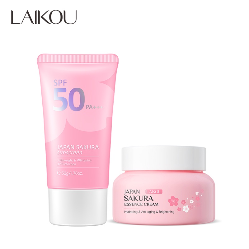 Laikou Set 2 Tuýp Kem Chống Nắng SPF50 + PA + + +