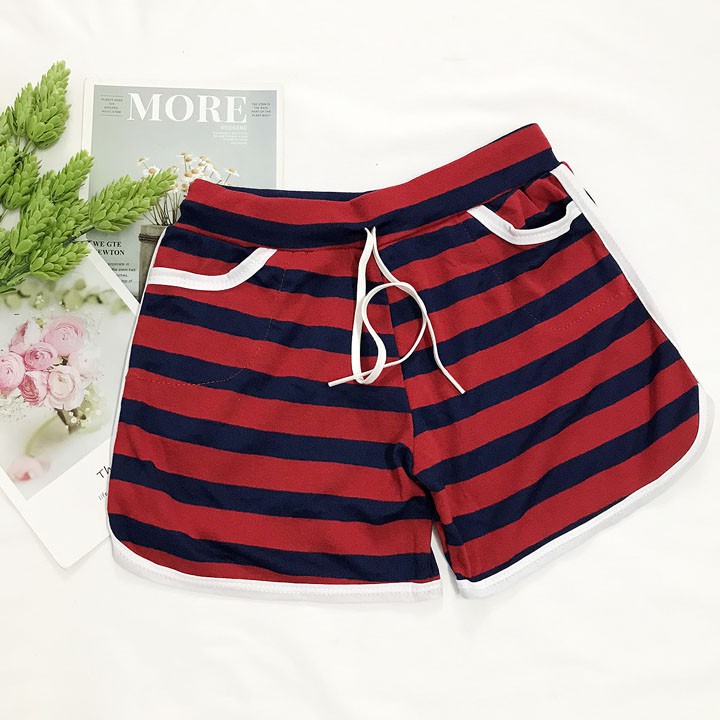 Quần đùi Quần Sọt Lưng Thun Rút Dây Cho Nữ Cho Bé Gái 38-45kg - QG559