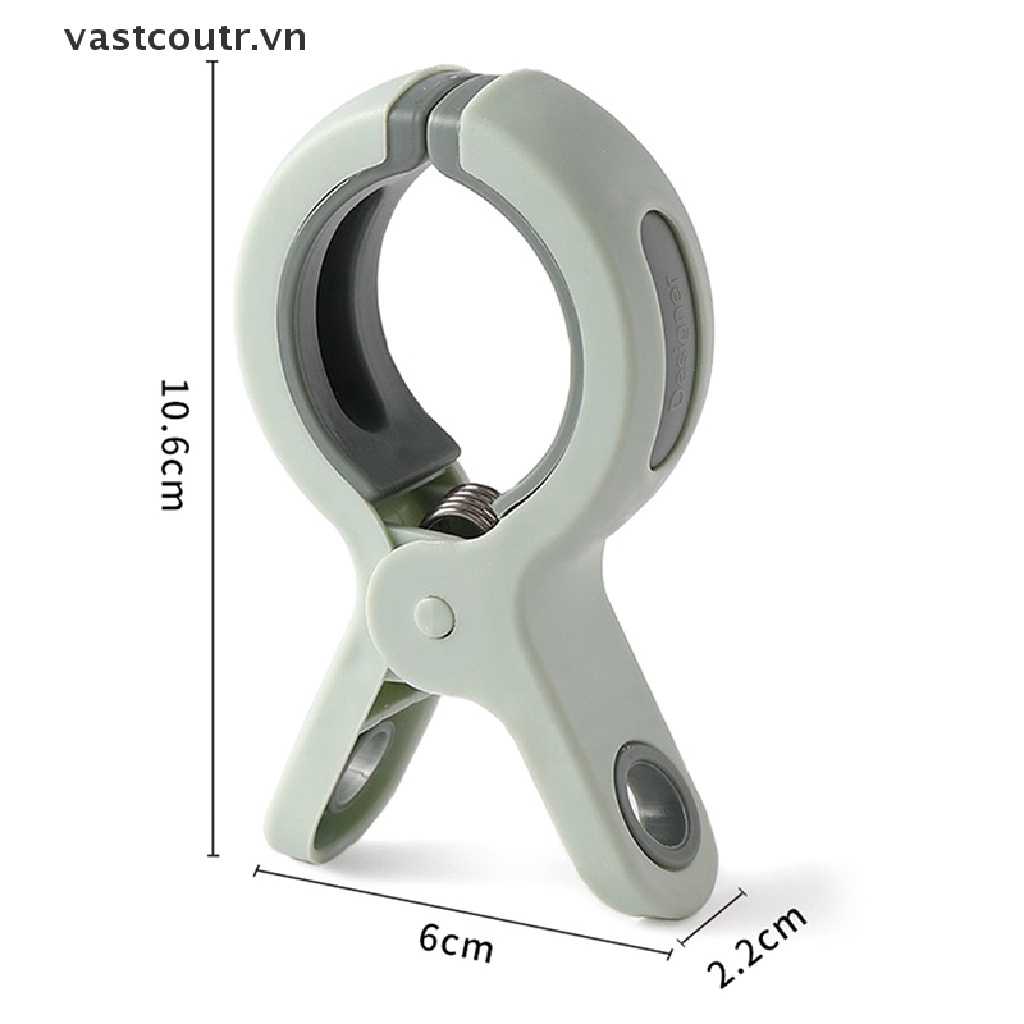 Bộ 3 Kẹp Giữ Khăn Tắm / Quần Áo / Chăn Mền Bằng Nhựa ABS Cỡ Lớn Chống Gió Tiện Dụng