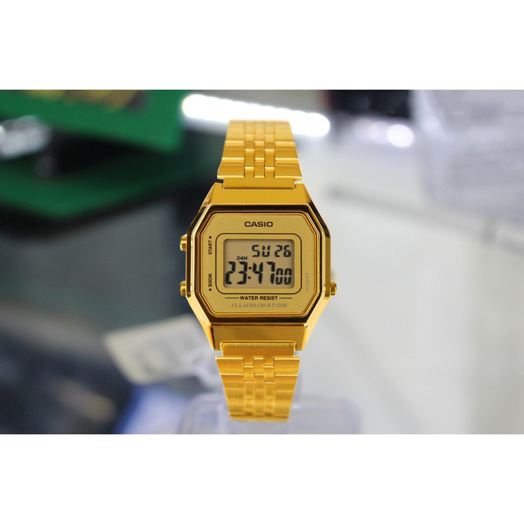Đồng hồ nữ Casio Anh Khuê LA680WGA-9DF