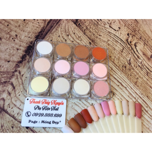 Set Bột Dẻo Mịn - Đắp Hoa - Đắp Móng - Lưu Huỳnh - Cọ