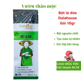 Bột lá dứa nếp thơm nguyên chất bột rau củ sấy lạnh Dalahouse