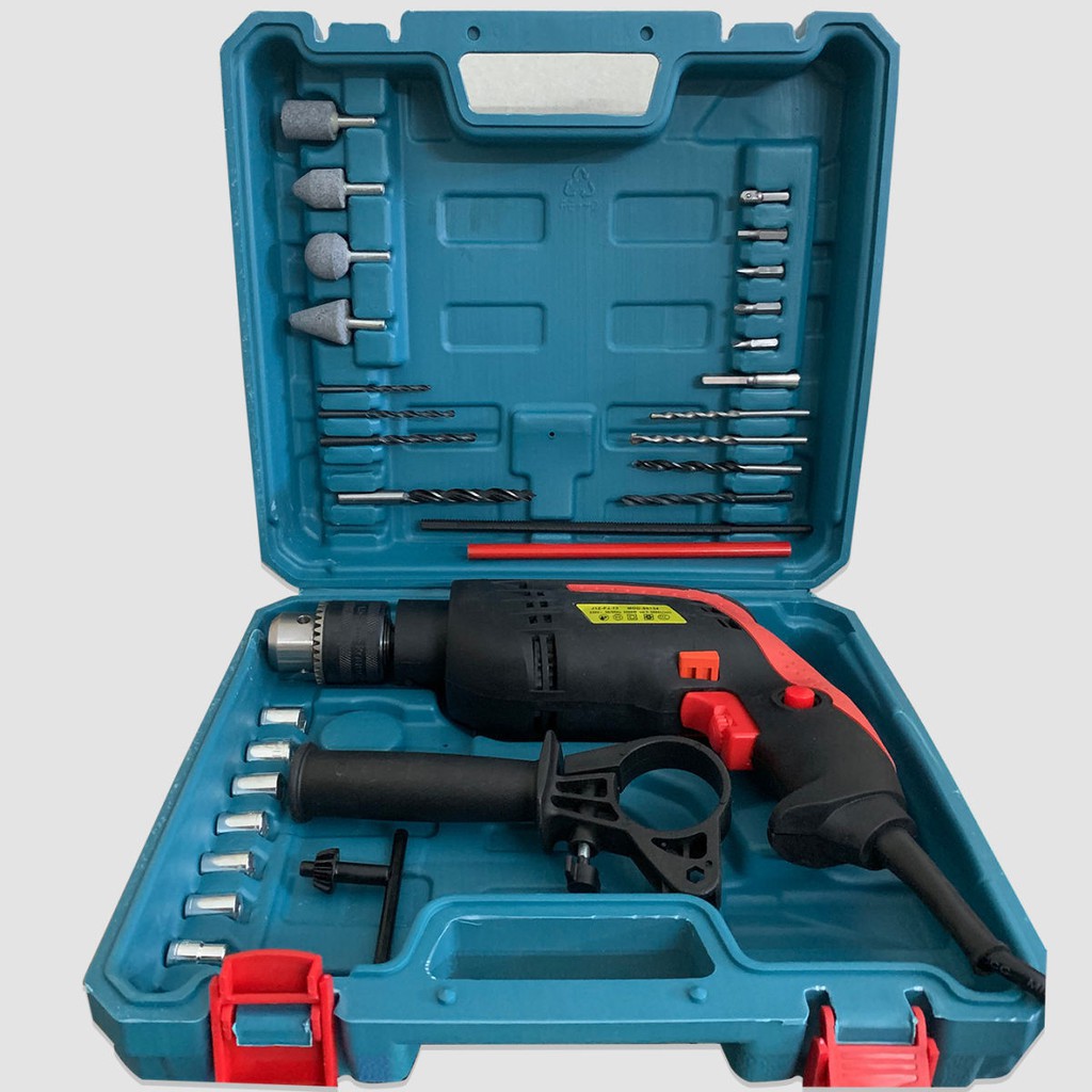Máy khoan đa năng 2000w - Máy Khoan bê tông, tường, bắt vít, gỗ, kim loại, gạch, siết bu lông