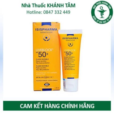 Kem chống nắng ISIS Pharma Uveblock SPF 50 (Mẫu mới) ! !