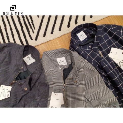 Áo khoác BOMBER JACKETS ZARA CARO nam - màu xám