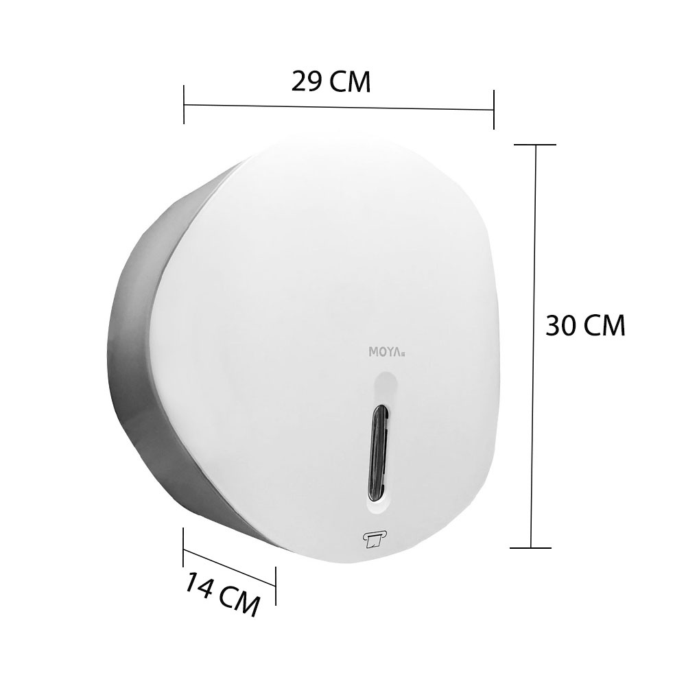 HomeBase MOYA Hộp đựng khăn giấy giấy bằng nhựa HSD-E51019 W14,5xD30xH30Cm màu trắng