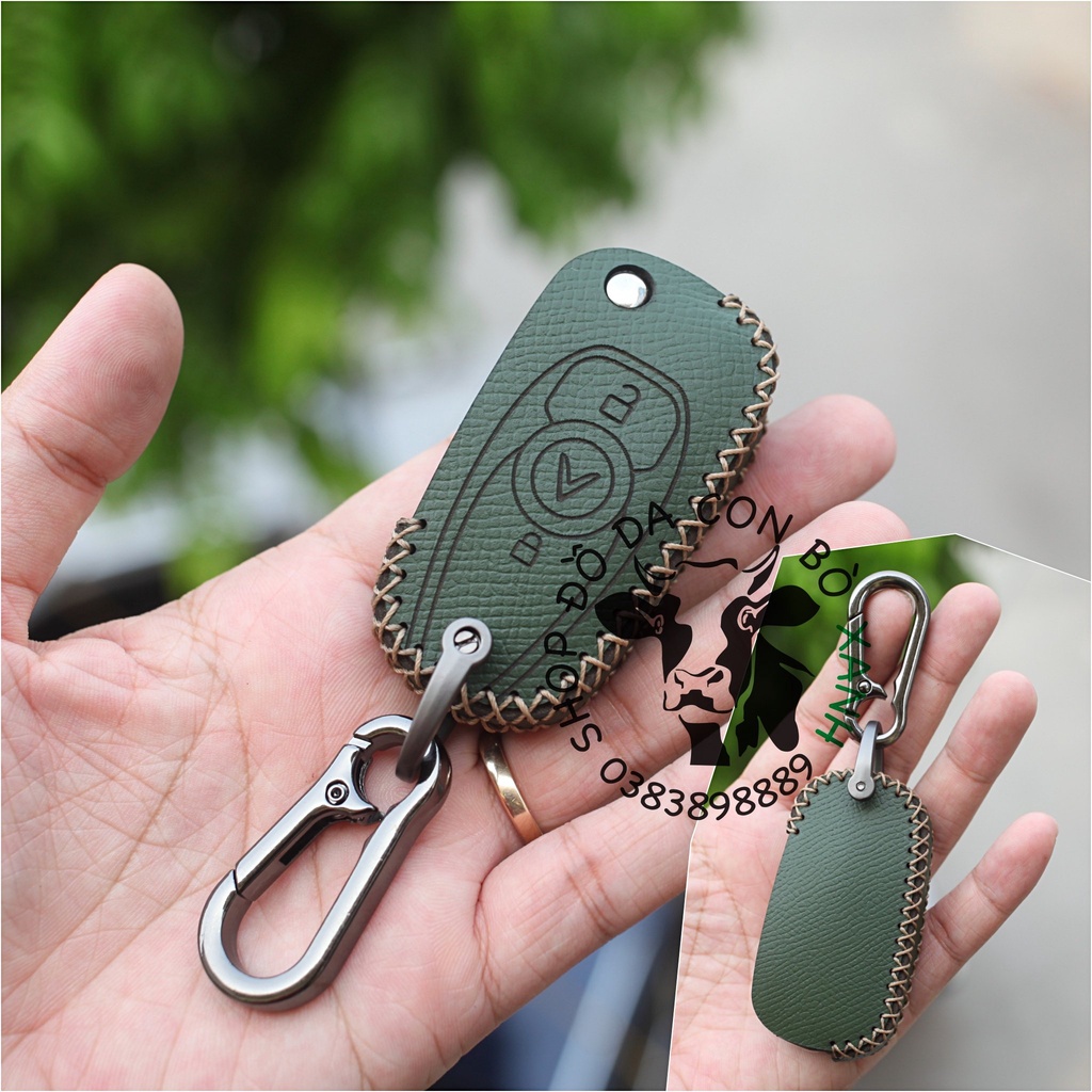 Bao bảo vệ chìa khoá Vinfast Fadil handmade da thật 001