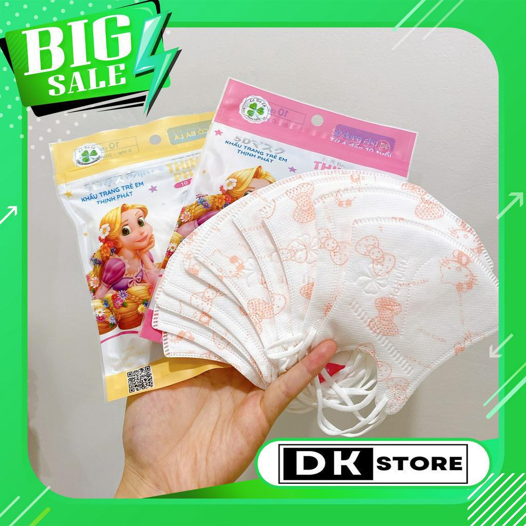 Freeship - Combo 50 Chiếc Khẩu Trang 5D Trẻ Em Thịnh Phát Chính Hãng