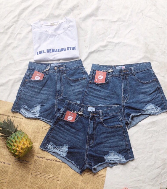 Quần đùi jean bigsize từ [size S đến 35] QJ654