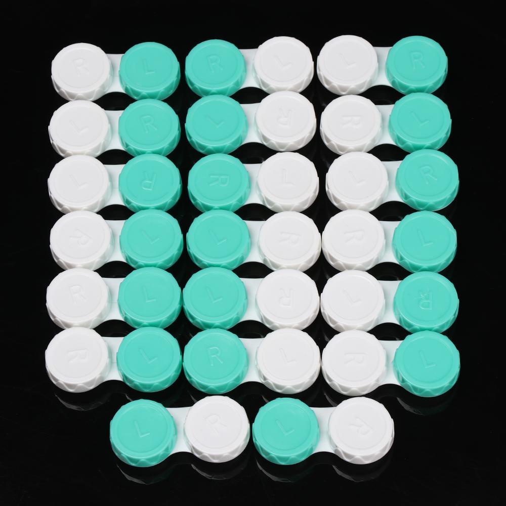 Set 20 Hộp Đựng Kính Áp Tròng Bằng Nhựa Tiện Dụng Khi Đi Du Lịch Giá Đỡ