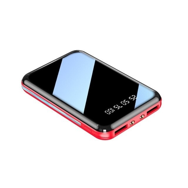 Pin sạc dự phòng Siêu mỏng Mini 50000mAh Pin 2 USB đầu ra cho điện thoại máy tính bảng