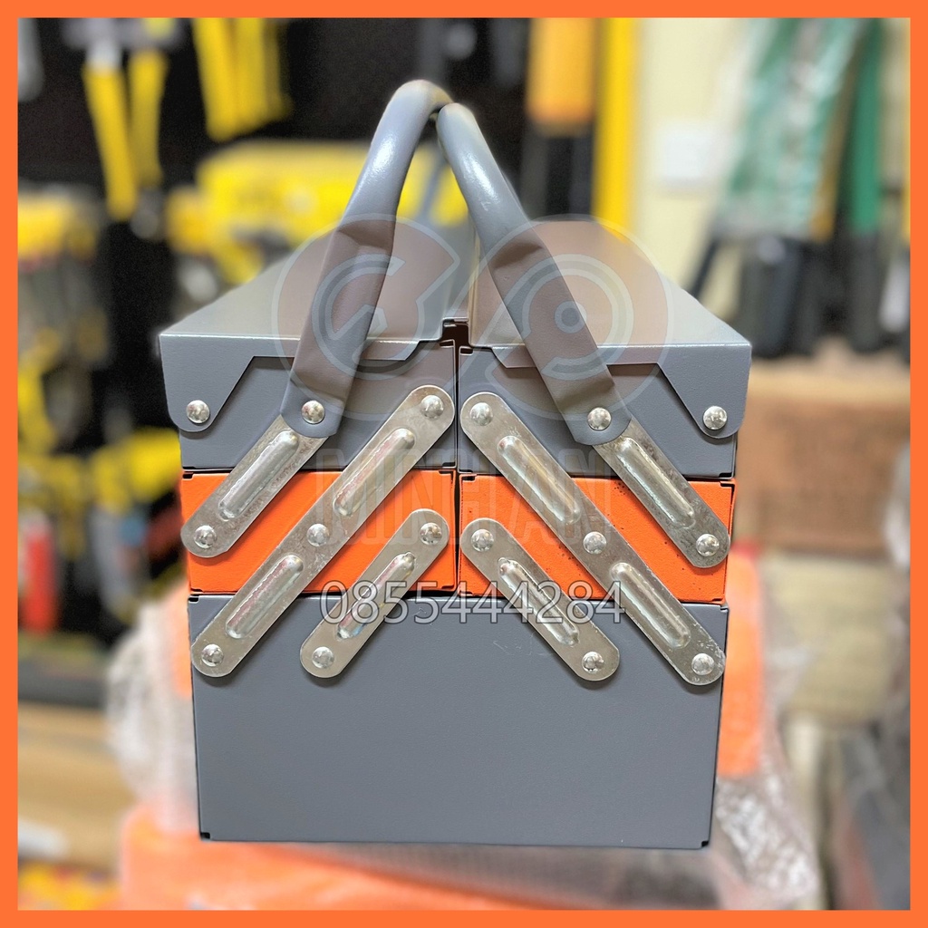 Thùng đựng đồ nghề dụng cụ bằng thép [CAO CẤP] KIRITO - thùng đồ nghề thép 5 ngăn