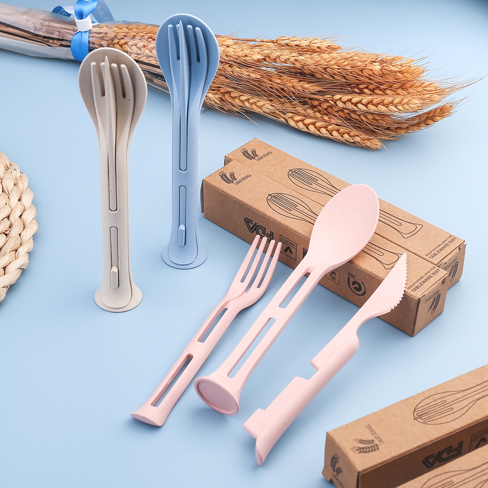 Bộ Dụng Cụ Ăn Uống 3 Trong 1 Tiện Dụng Chất Lượng Cao