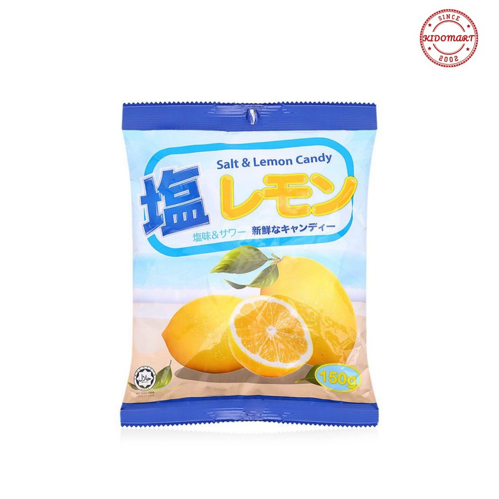 Kẹo Chanh Muối Malaysia Salt &amp; Lemon Candy (Gói 150g)