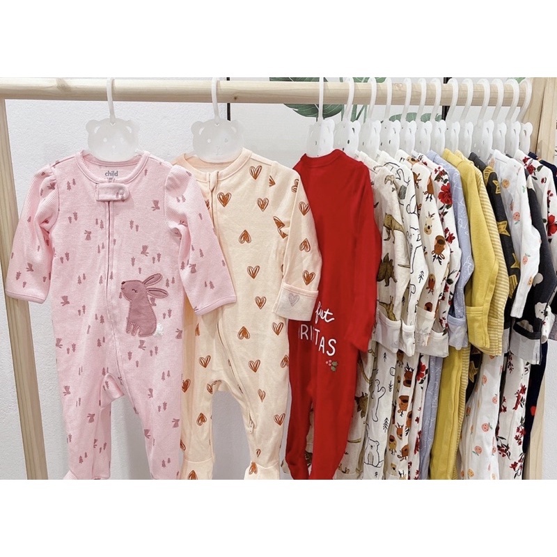 Bodysleep cotton cho bé trai, bé gái hàng xuất dư size 9M