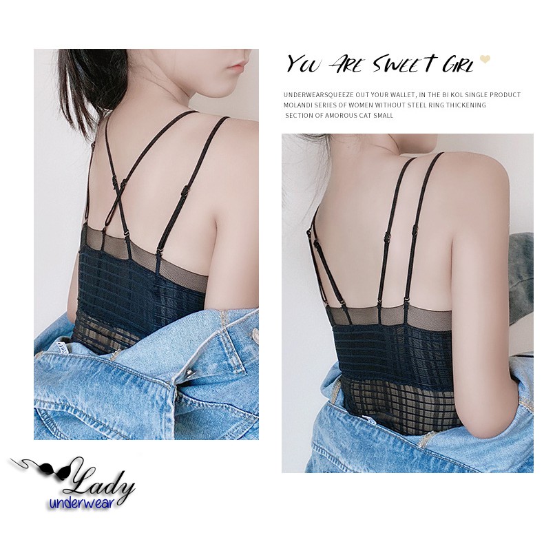 Áo bra nữ ren kiểu pháp cao cấp, Áo Bralette không gọng khóa dán New Arrivals 2021 free size