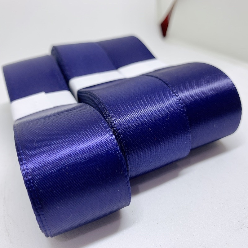 5m ruy băng hai mặt xanh tím than 23mm