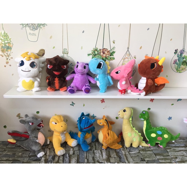 Gấu bông khủng long size 25-35cm