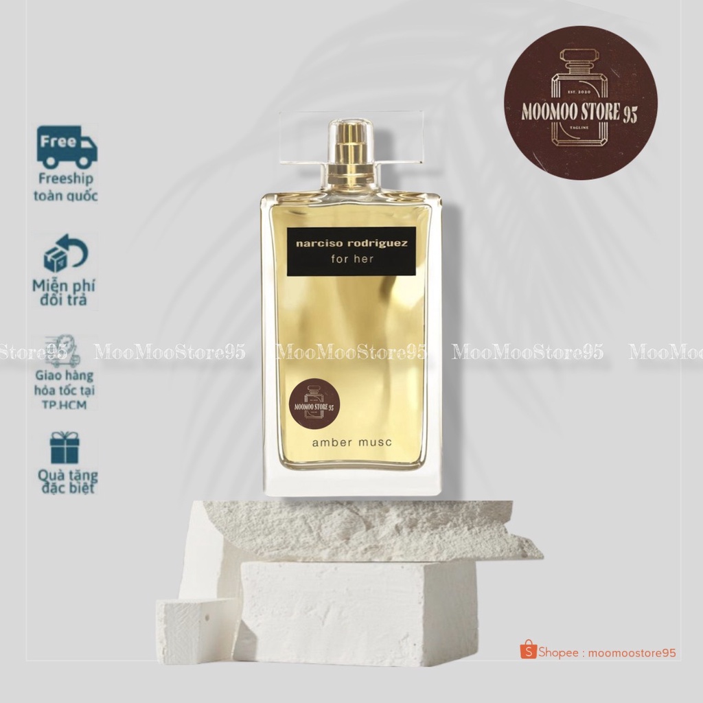 -𝐌𝐨𝐨𝐌𝐨𝐨- 10ml - Narciso Rodriguez Amber Musc Intense | Nước hoa nữ