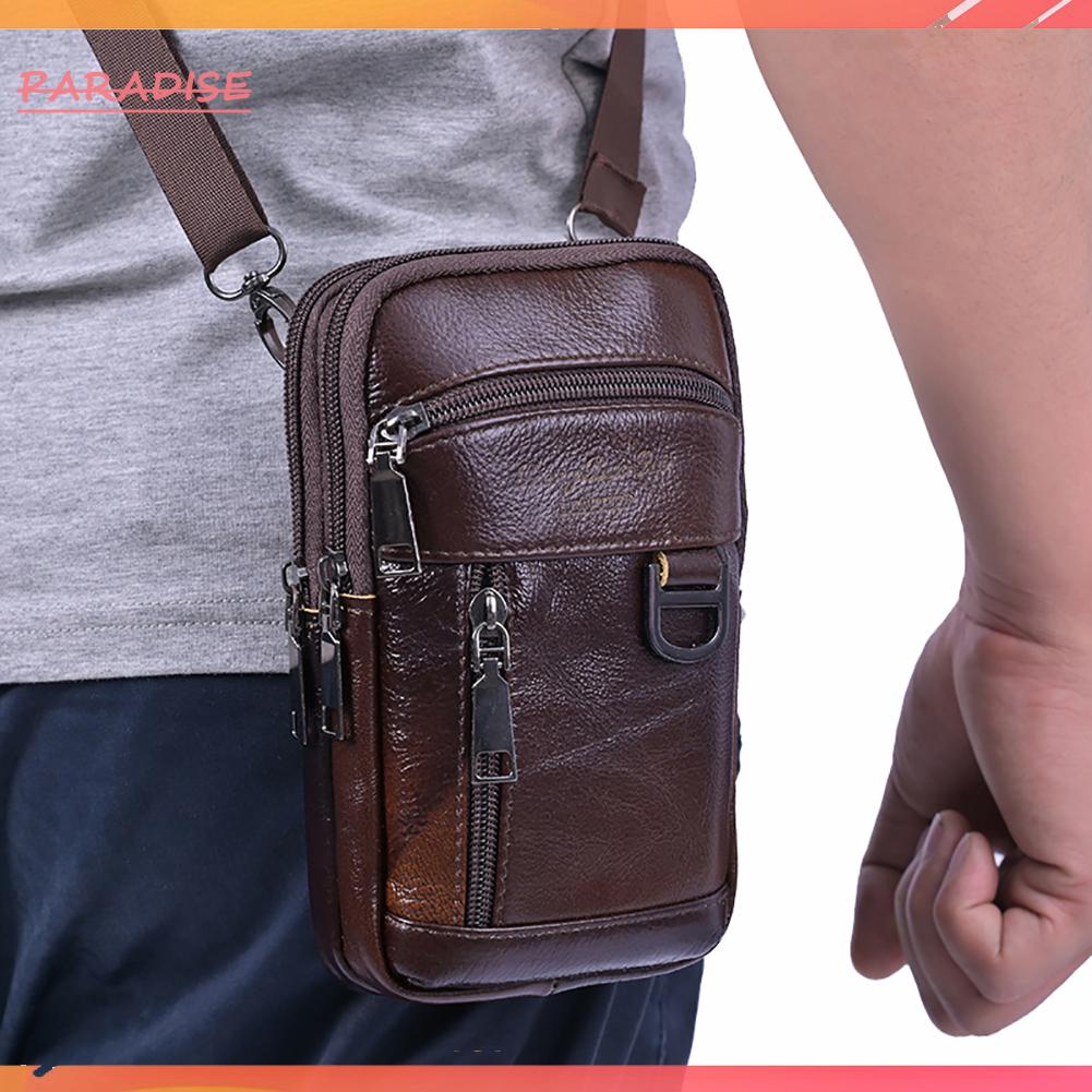 Túi Đeo Chéo Bằng Da Bò Kiểu Vintage Cho Nam