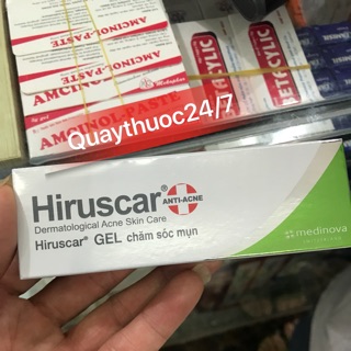 Gel trị mụn hirucar anti acne spot gel