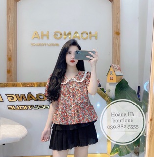 BÁN SỈ ÁO PEPLUM HOA CỔ SEN