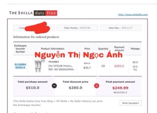 Kem dưỡng trắng 9Wishes - có bill