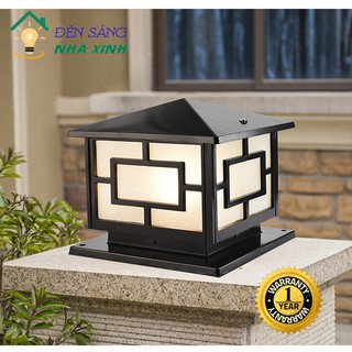 Đèn trụ cổng COT2105, đèn cột trang trí không gian sân vườn, hành lang, cầu thang dùng được ngoài trời