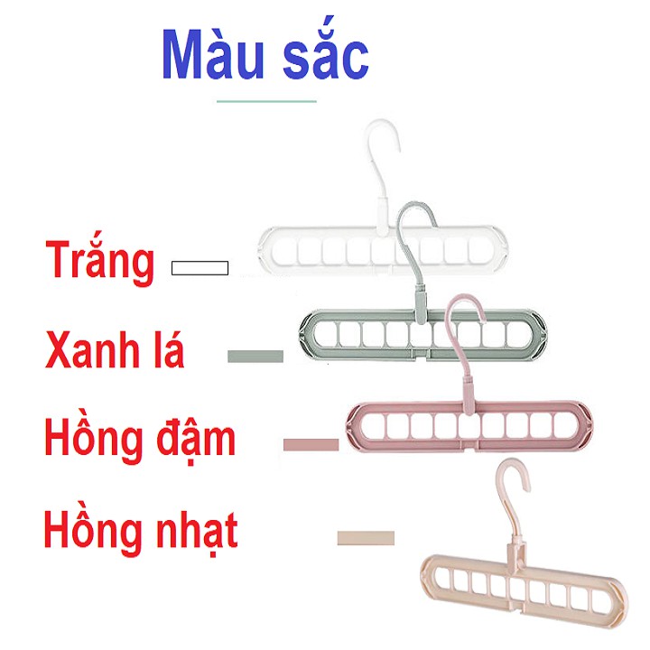 Móc treo quần áo đa năng gấp gọn - Siêu tiện lợi - Chiụ nặng tốt