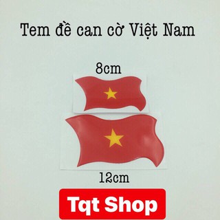 Tem đề can logo cờ Việt Nam