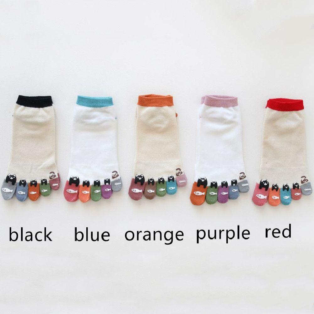Vớ Xỏ Năm Ngón Bằng Cotton Dành Cho Nữ