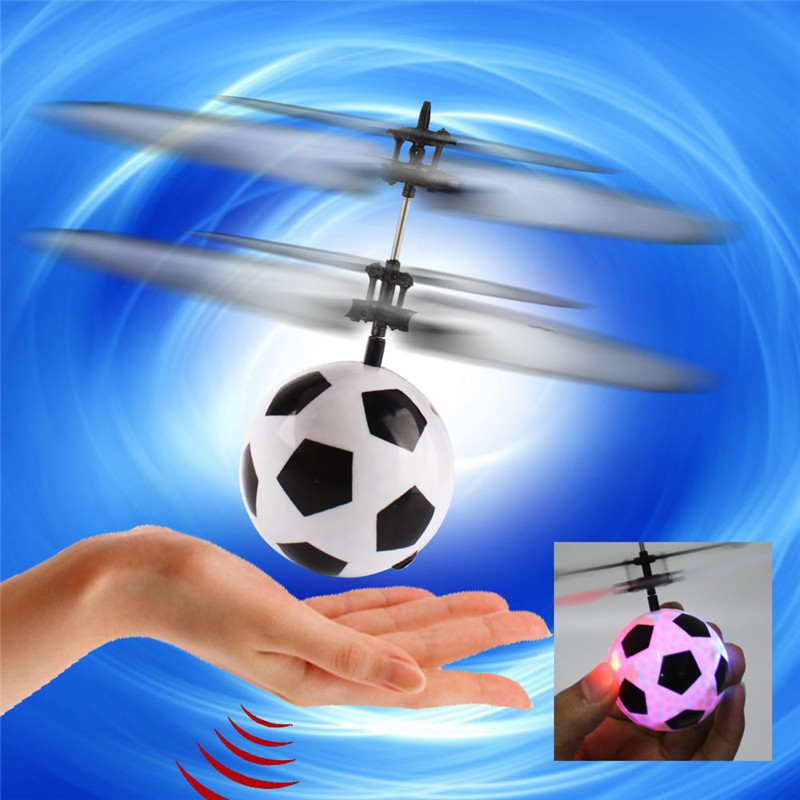 Children Flying RC Ball Led Flashing Light Aircraft Helicopter Induction Toy