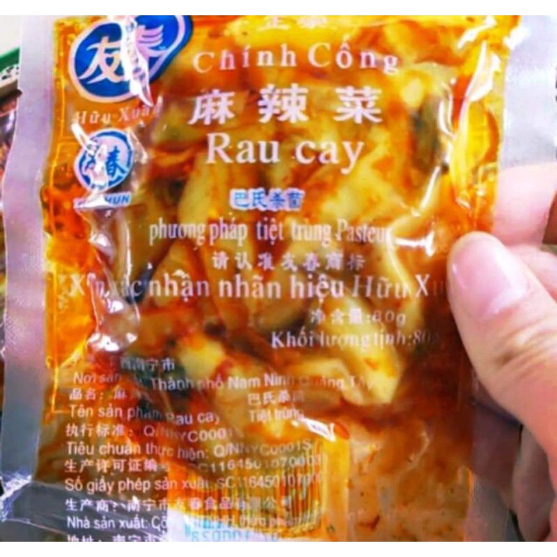 củ cay ăn liền