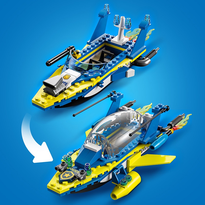 Đồ Chơi LEGO Nhiệm Vụ Thám Tử Của Tuần Tra Biển 60355 (278 chi tiết)
