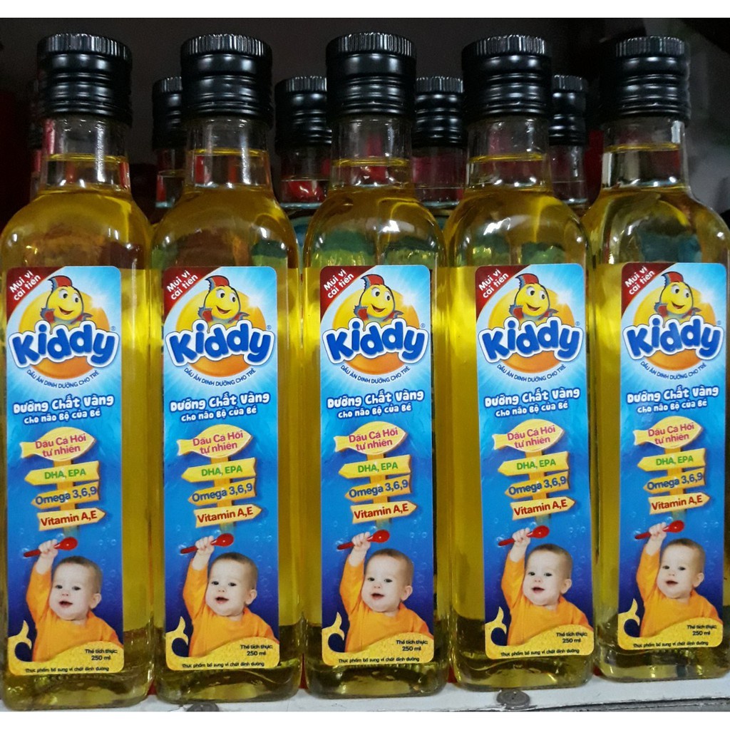 Dầu ăn Kiddy 250ml (Date 30/12/2022)