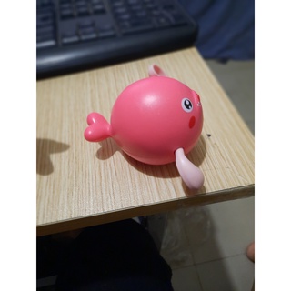 rùa, cá heo bơi dưới nước