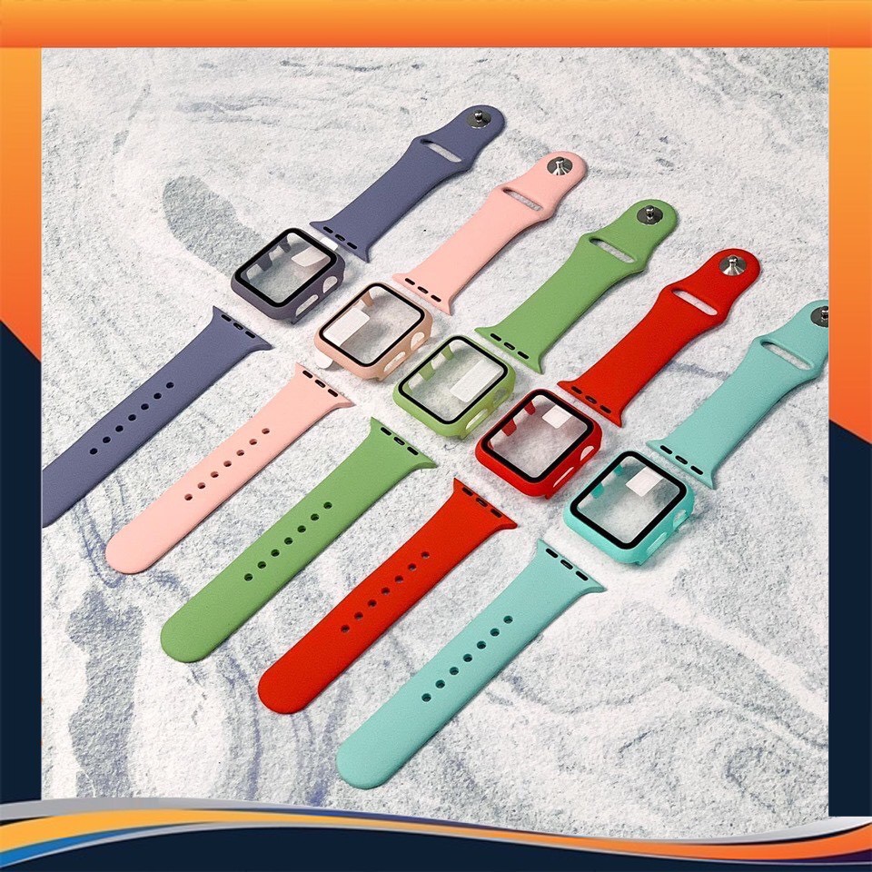 Ốp silicon dành cho Apple watch kích thước 38mm 40mm 41mm 42mm 44mm 45mm