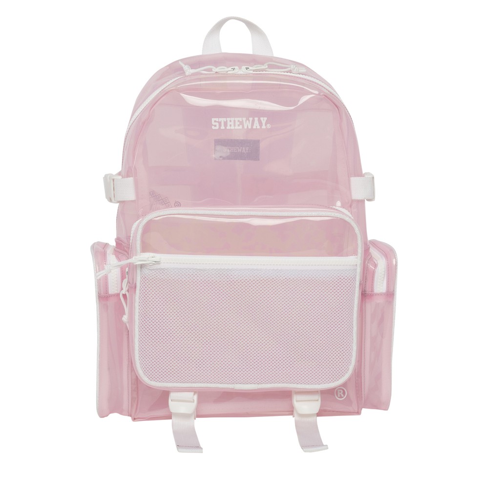 5THEWAY® /plastic/ ROCKET BACKPACK™ in PINK™ aka Balo Trong Suốt Hồng