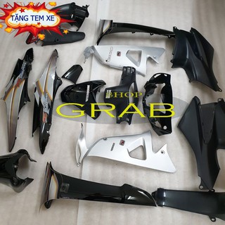 [TẶNG NGAY BỘ TEM 3 LỚP CAO CẤP] Dàn áo C100  xe Wave Anpha, Wave S100,Wave RS đời 2006 đến 2016 - MÀU ĐEN