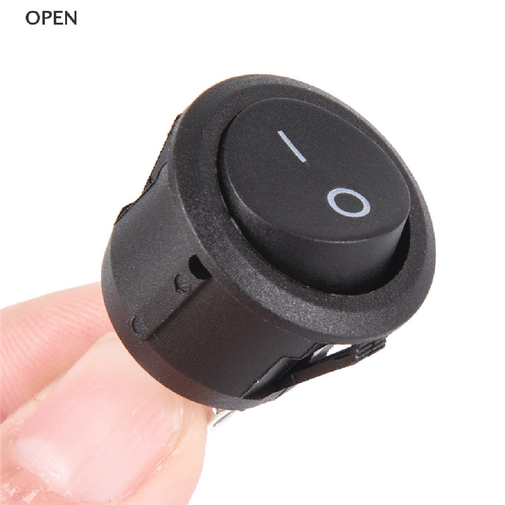 Op 1 Cái Công Tắc Bật Tắt Tròn 2-PIN ON-OFF SPST + Vỏ Chống Thấm Nước my