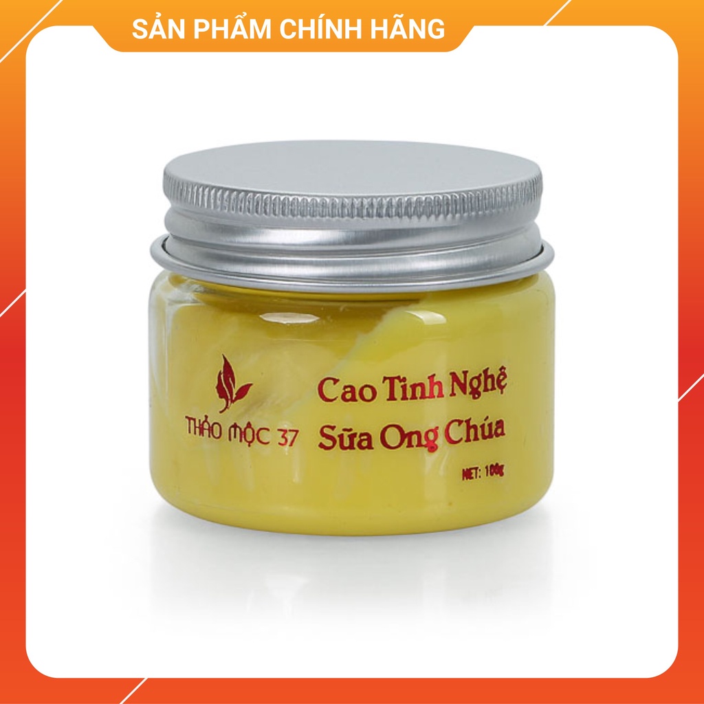 Cao Tinh Nghệ Sữa Ong Chúa Thảo Mộc 37, Chăm Sóc Da Mặt  - GIÁ GỐC