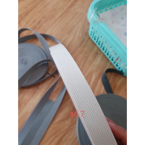 Cuộn 10m Dây đai quai 2cm may balo, cặp túi
