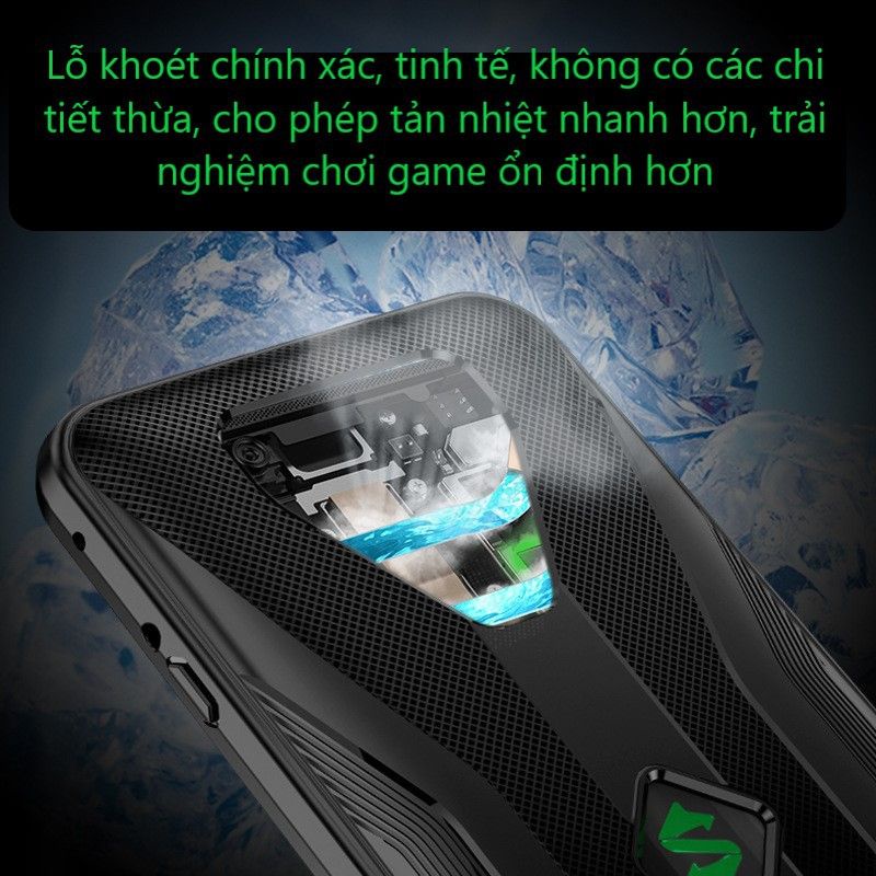 Ốp Lưng TPU Silicon Xiaomi Black Shark 4 / 4Pro / 4S / 4S Pro chống sốc, tản nhiệt, thoát khí cao cấp