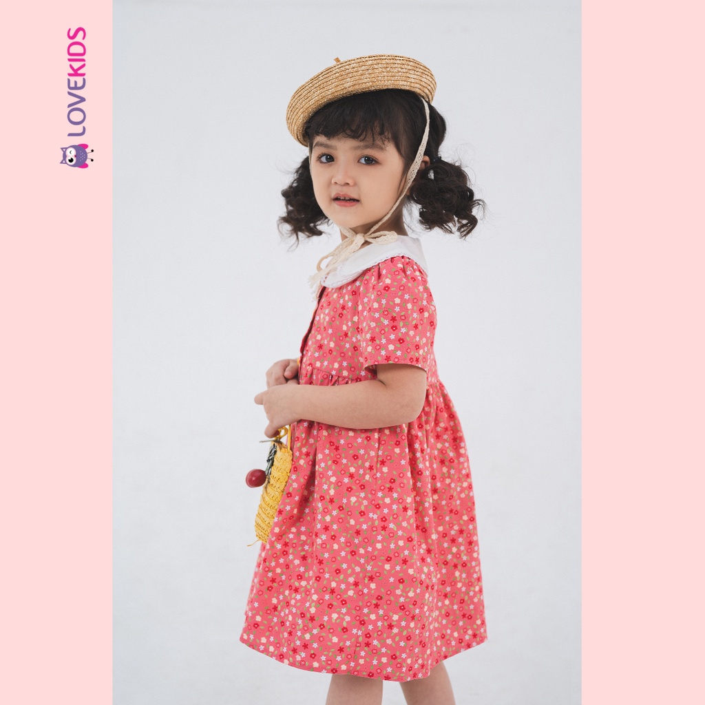 Váy liền BG chất liệu cotton cao cấp họa tiết Spring Flower - Lovekids